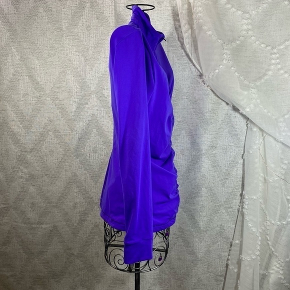 Victoria's Secret sexy sport purple ruched zip up jacket size M - Picture 7 of 8